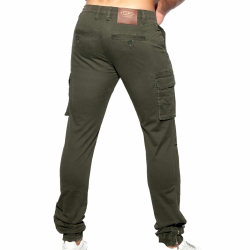 Pantalon Cargo Kaki ES Collection