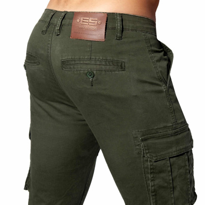 Pantalon Cargo Kaki ES Collection