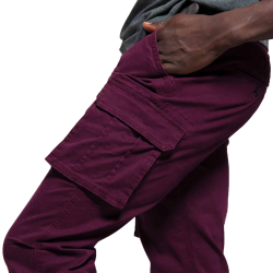 Pantalon Cargo Grenat ES Collection