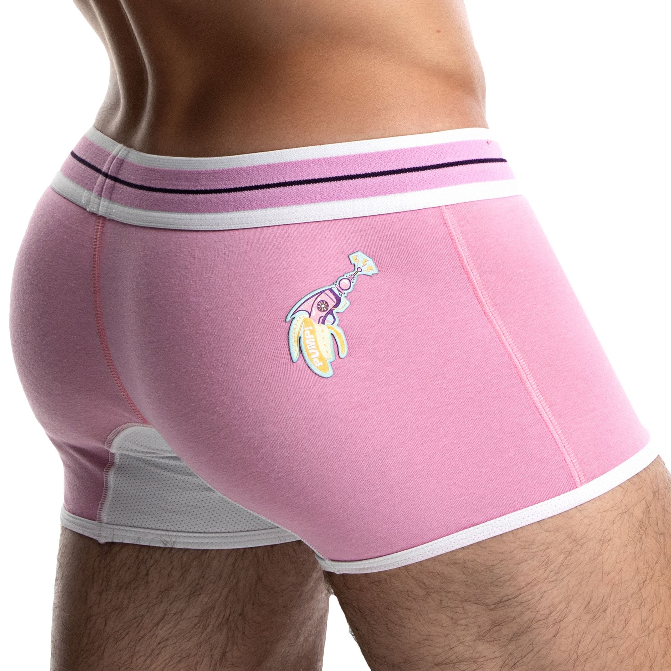  Purple Space Men's Underwear Soft Boxer Briefs High