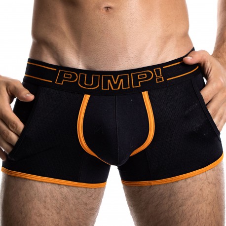 Pump! Jogger Nightlight Boxer - Black - Orange
