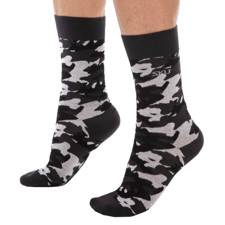 SKU Camo Socks - Grey