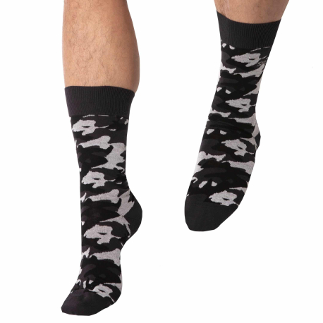 SKU Camo Socks - Grey