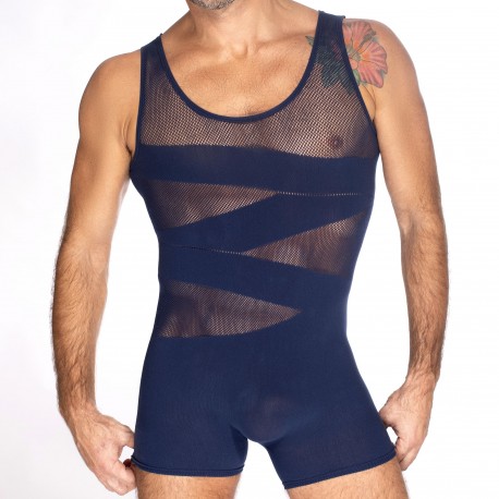 L’Homme invisible Curio Seamless Body - Navy