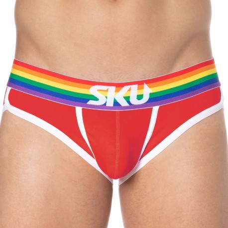 SKU Rainbow Briefs - Red