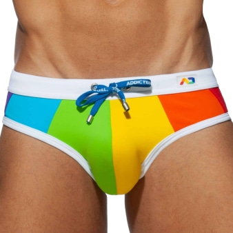 Slip de Bain Rainbow Addicted