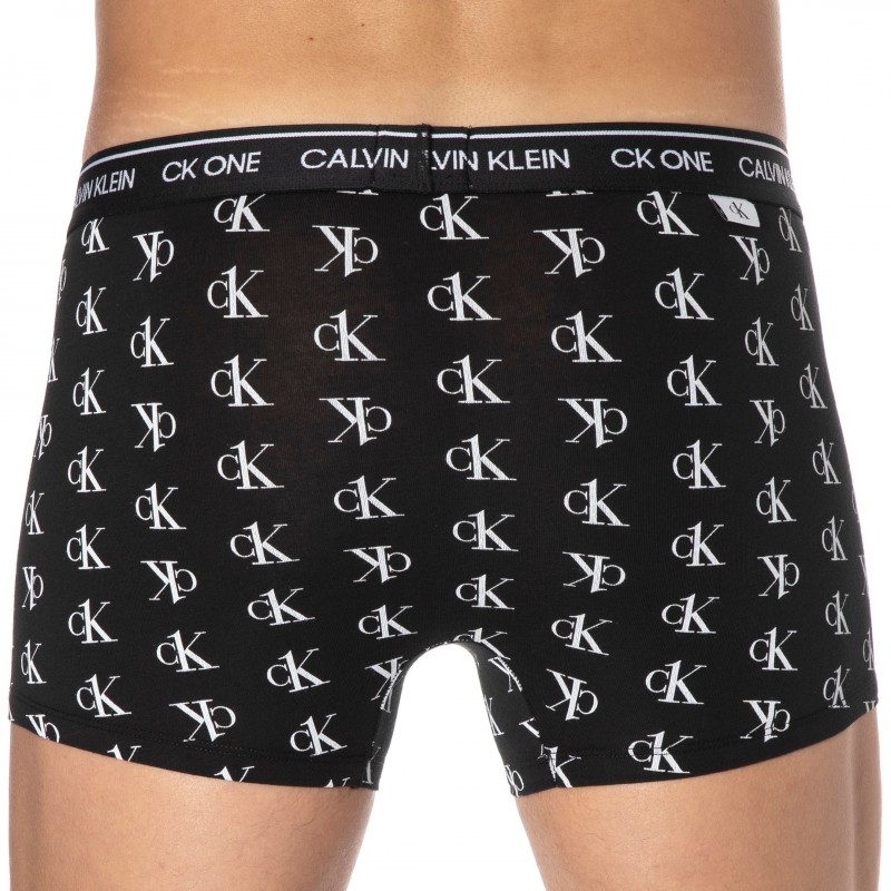 Calvin Klein Ck One Cotton Logo Boxer Briefs - Black | INDERWEAR