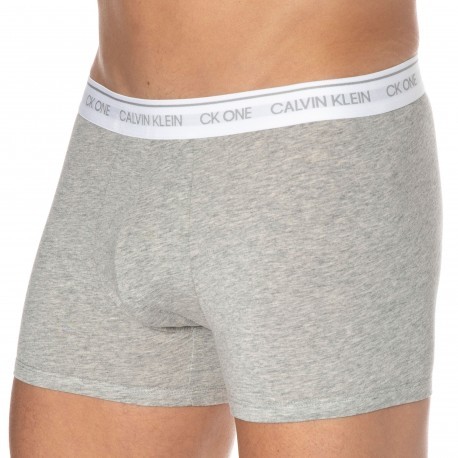 Calvin Klein Boxer Ck One Coton Gris Chiné