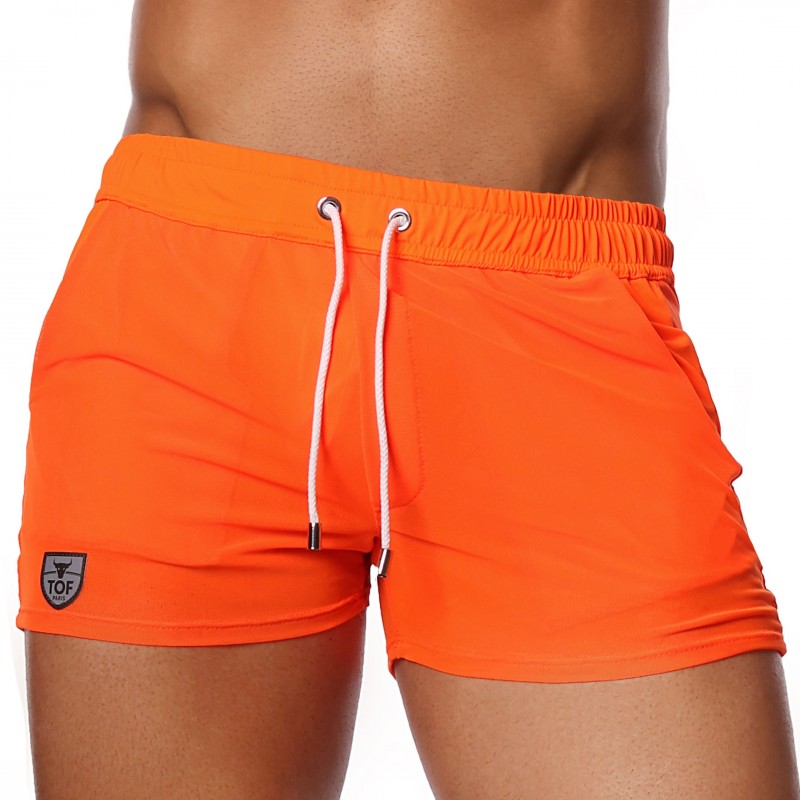 TOF Paris Happy Mesh Shorts - Neon Orange