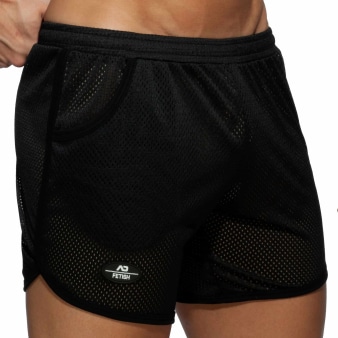 Short Long Rocky Pocket Mesh Noir AD Fetish