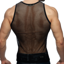 Débardeur C-Through Mesh Noir Addicted