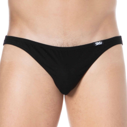 Lot de 3 Slips Mini Coton Noirs SKU