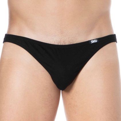 Lot de 3 Slips Mini Coton Noirs SKU