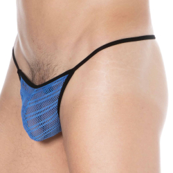 String Sexy Mesh Bleu Doreanse