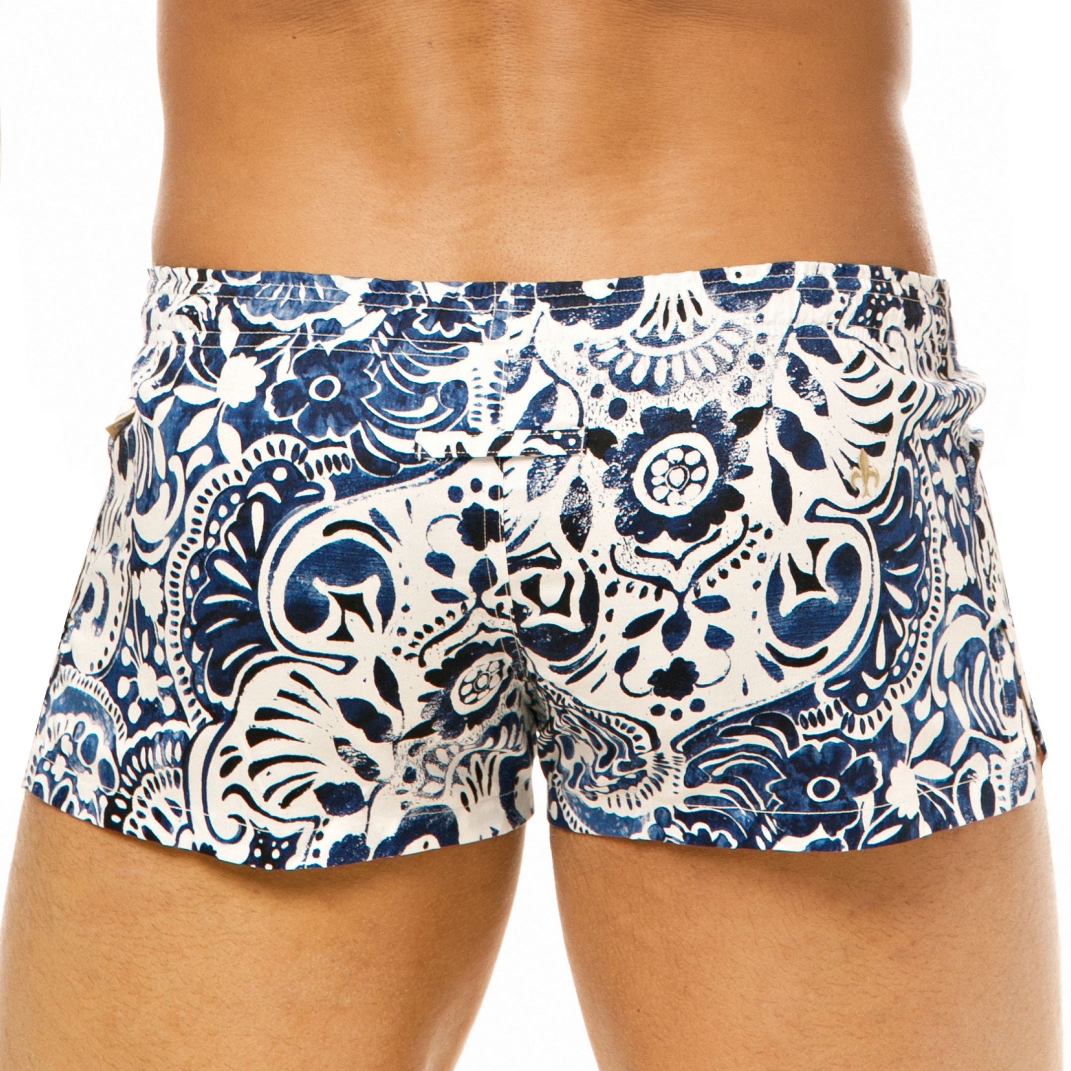 Marcuse Floral Boxer Shorts - Blue | INDERWEAR
