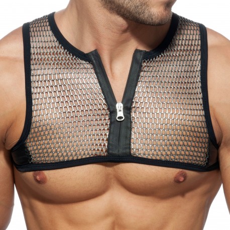 Addicted Party Zip Harness - Black