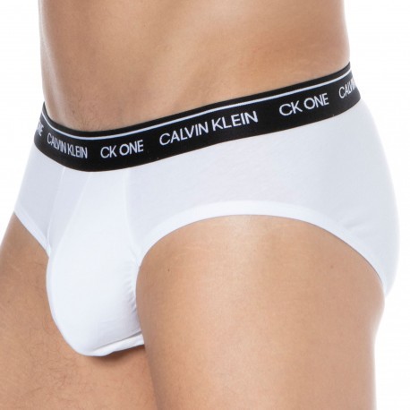Calvin Klein Lot de 2 Slips Ck One Coton Blancs
