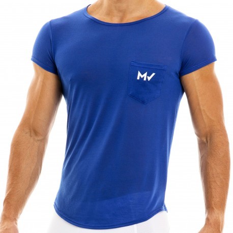 Modus Vivendi T-Shirt Peace Microfibre Bleu Roi
