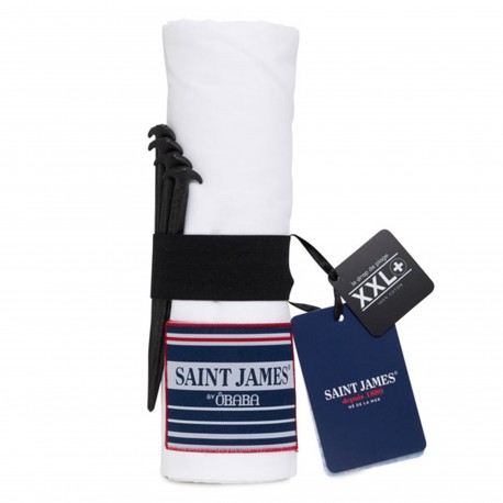OBABA XXL+ Beach Towel - St James Limited Edition White