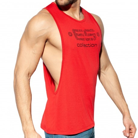 ES Collection Low Rider Logo Tank Top - Red
