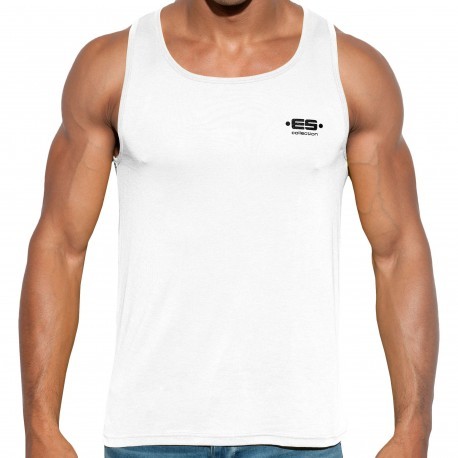 ES Collection Basic Tank Top - White