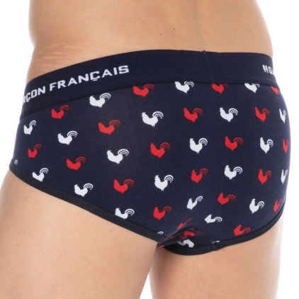 Slip Coq Gaulois Bleu Marine Garçon Français