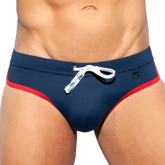 Slip de Bain Barcelona Bleu Marine ES Collection