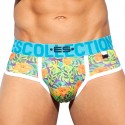 ES Collection Slip Double Side Flowers Vert