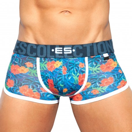 ES Collection Double Side Flowers Trunks - Navy