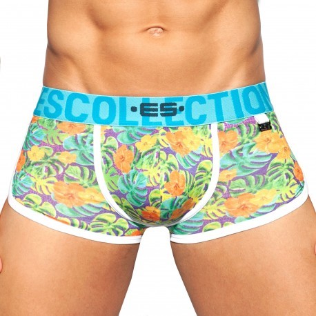 ES Collection Shorty Double Side Flowers Vert