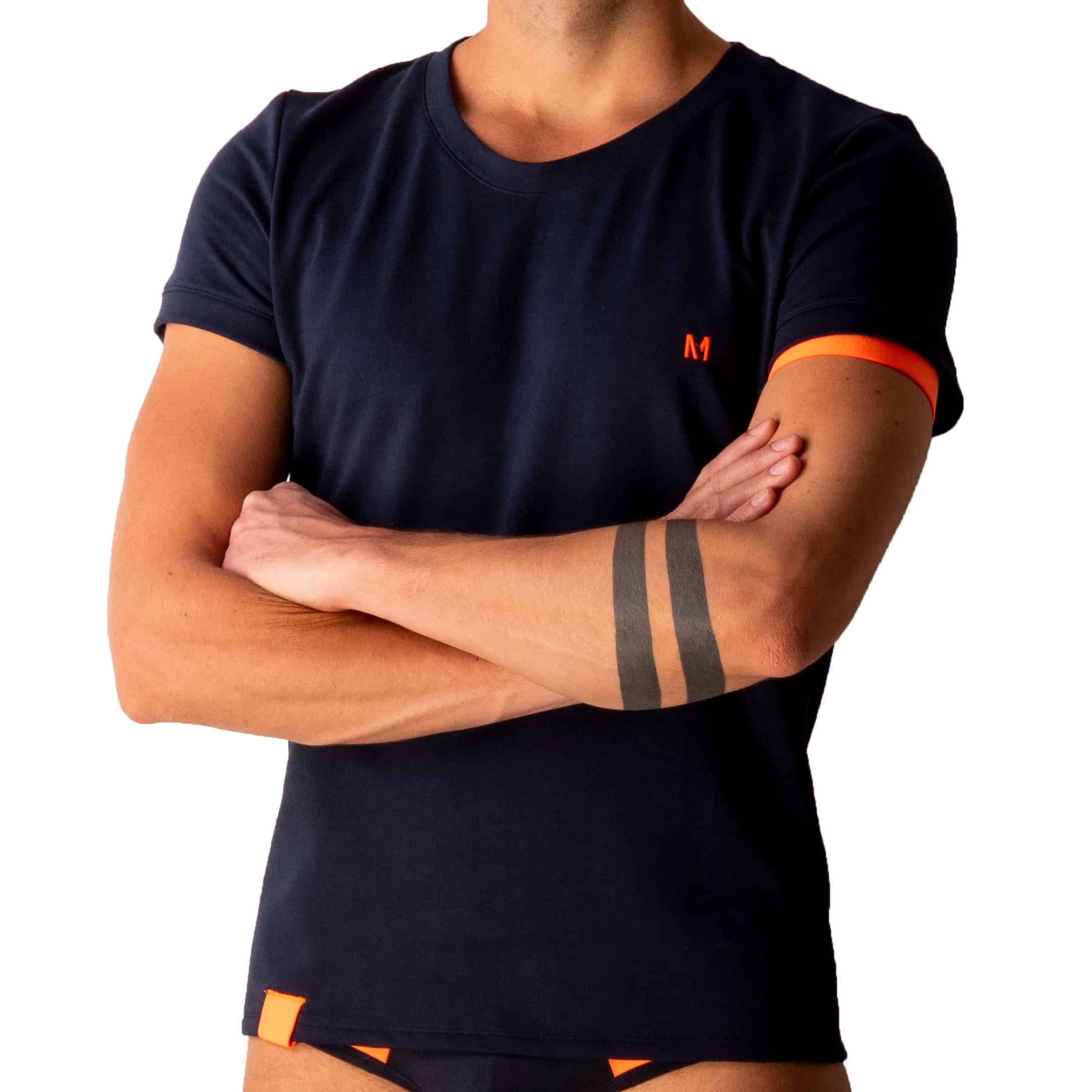 Male Identity Armband TShirt Navy