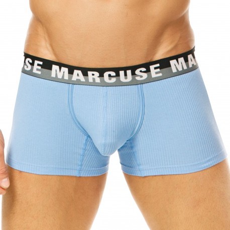 Marcuse Boxer Court Empire Coton Bleu Ciel