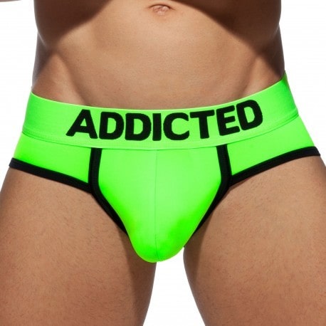 Addicted Slip Swimderwear Cockring Vert Fluo