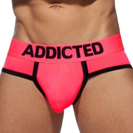 Addicted Slip Swimderwear Cockring Rose Fluo