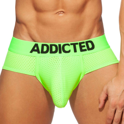 Slip Cockring Mesh Neon Vert Fluo Addicted