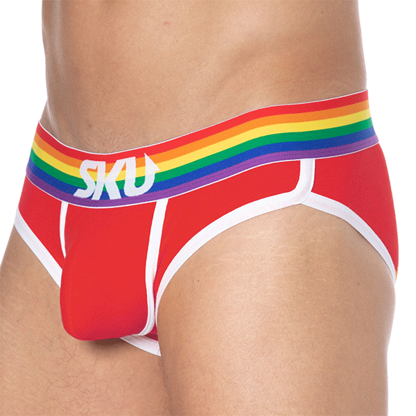SKU Rainbow Briefs - Red