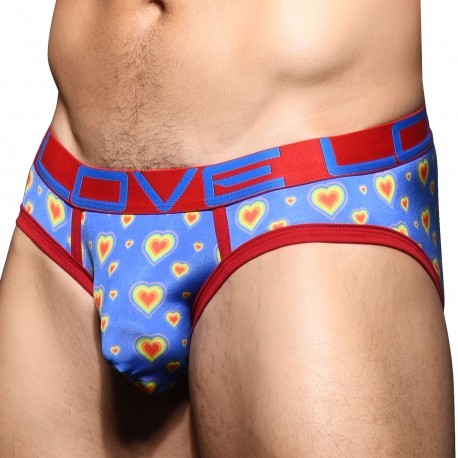 Andrew Christian Almost Naked Love Pride Hearts Briefs