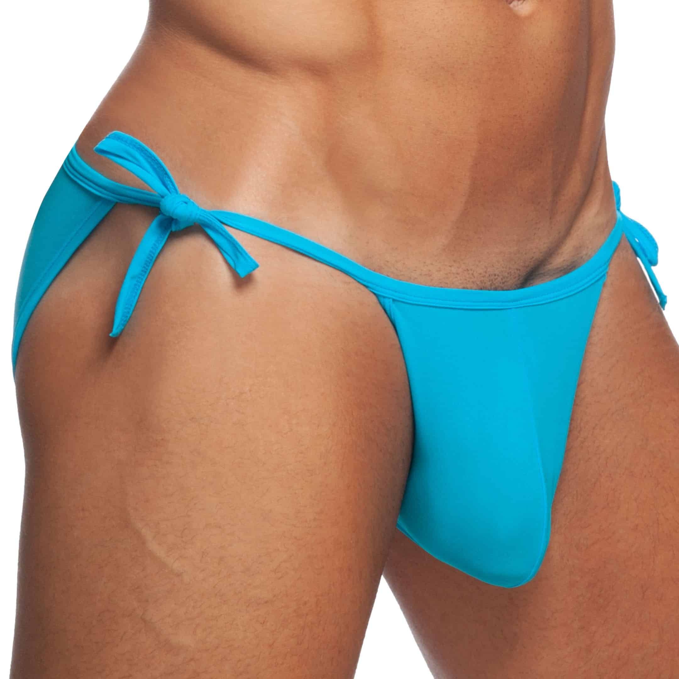 swimsuit cock Addicted Cockring Swim Bikini Briefs - Turquoise | INDERWEAR