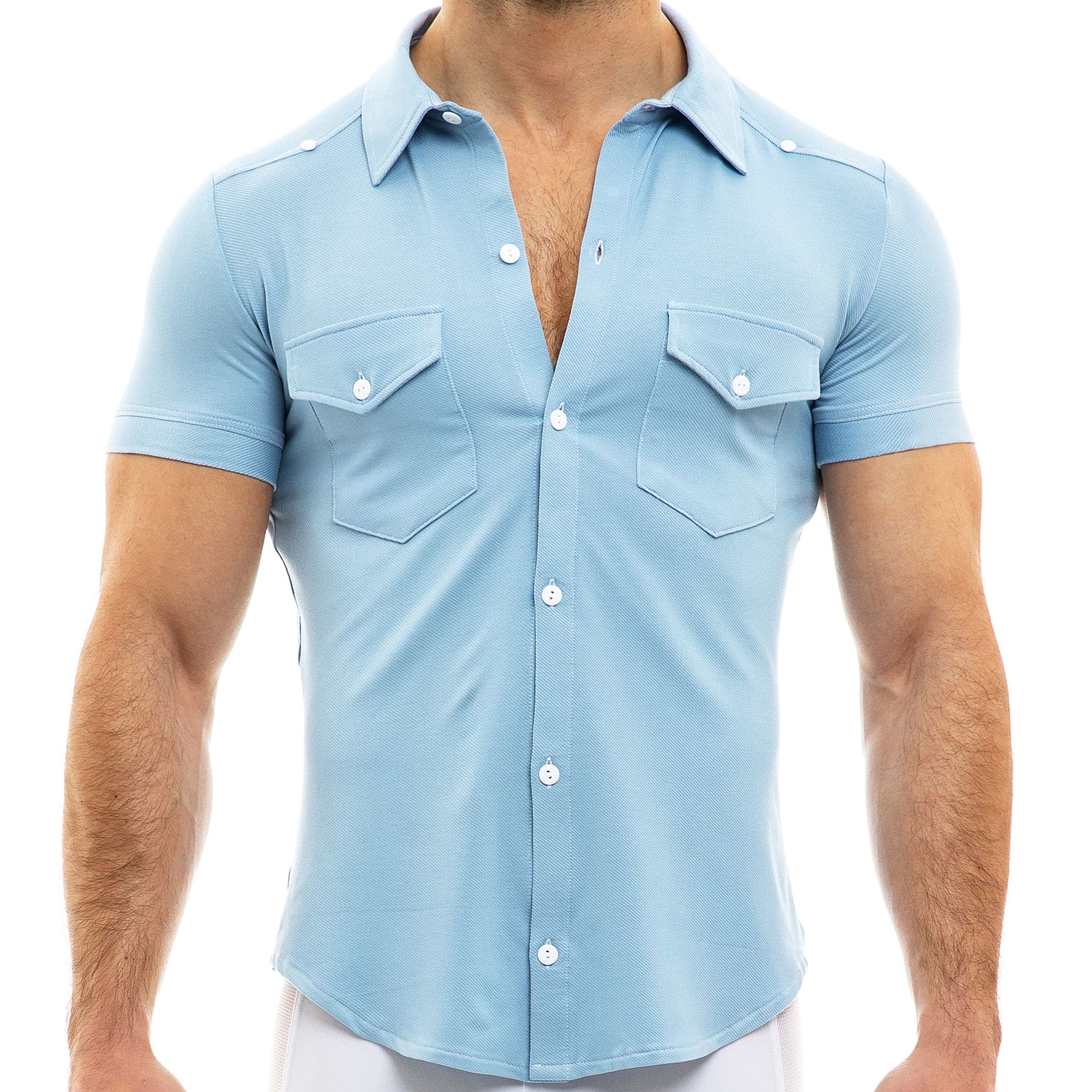 Modus Vivendi Jeans Shirt - Light Blue | INDERWEAR