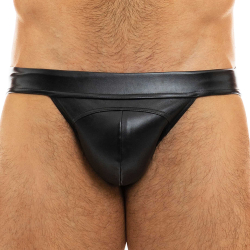 Jock Strap Leather Simili-Cuir Noir Modus Vivendi