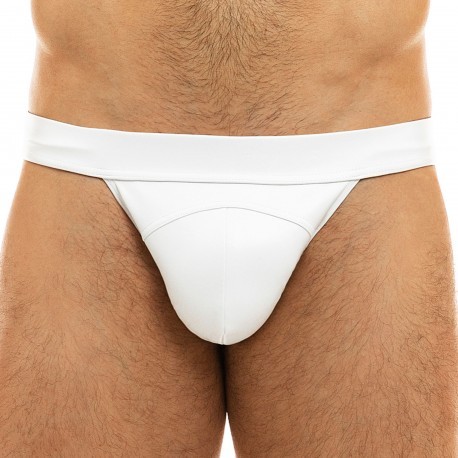 Faux Leather Men's Sexy Tanga Briefs