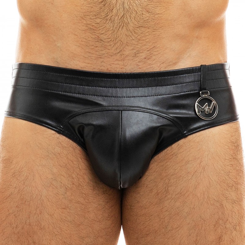 Modus Vivendi Leather Briefs - Black