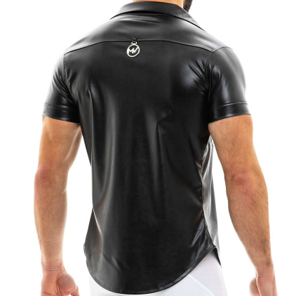Chemisette Leather Simili-Cuir Noire Modus Vivendi