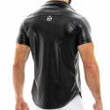 Modus Vivendi Vegan Leather Shirt - Black