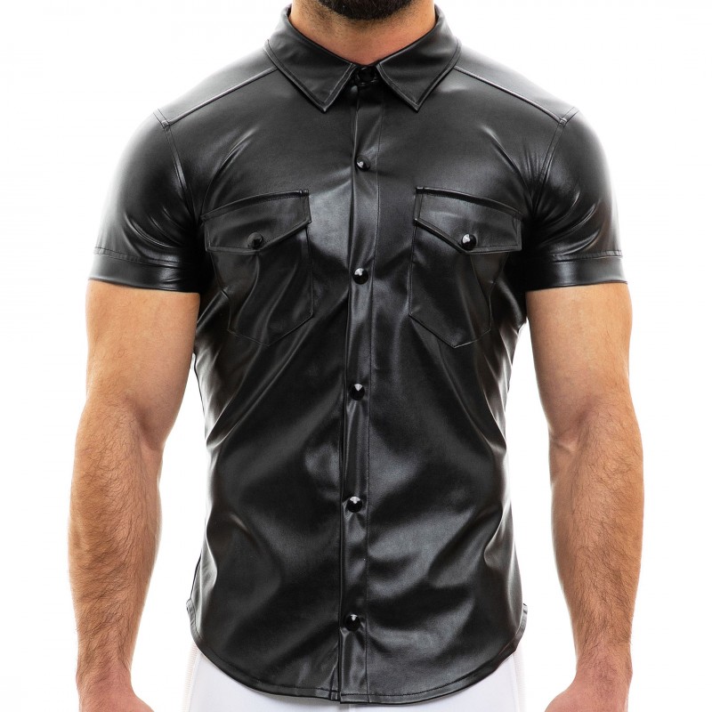 Modus Vivendi Leather Shirt - Black | INDERWEAR