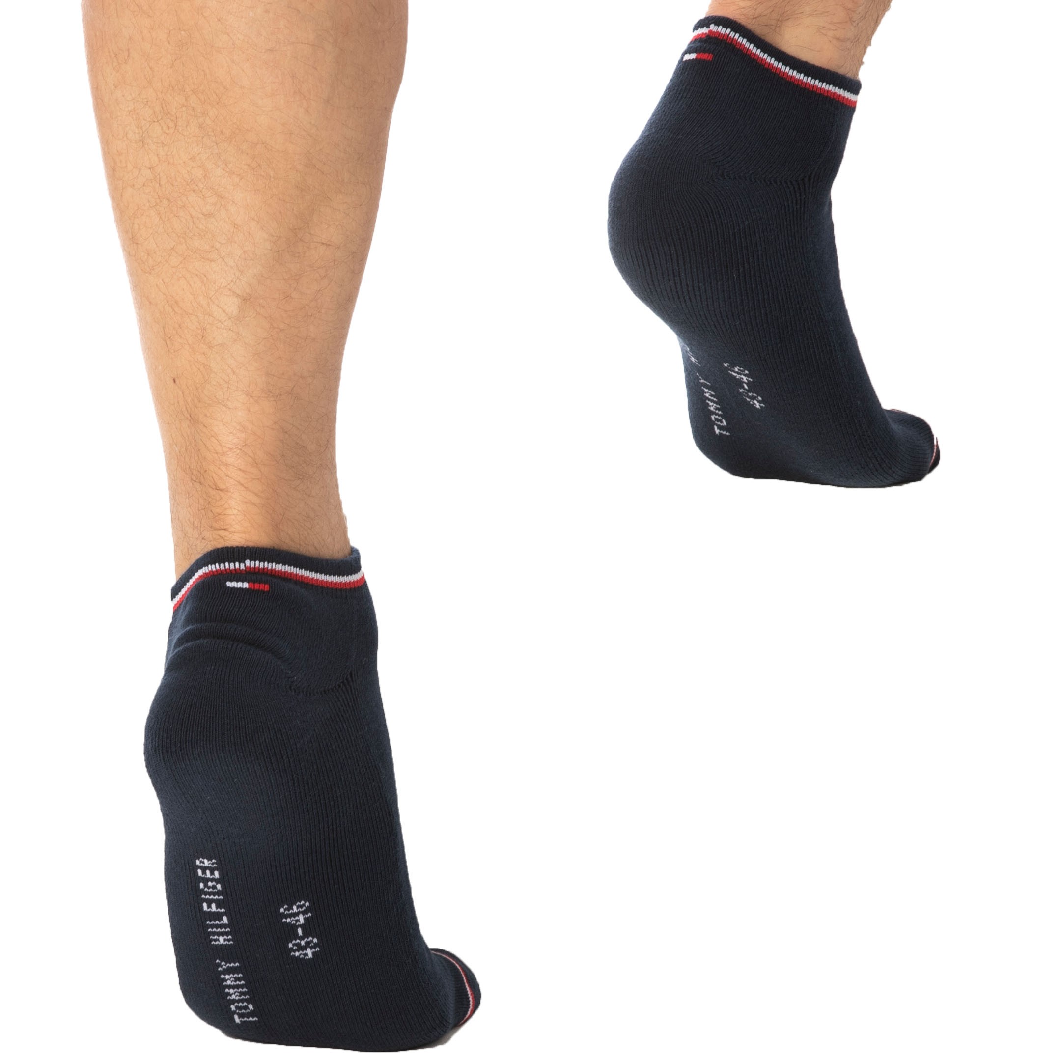 Tommy Hilfiger 2-Pack Iconic Sneaker Socks - Navy | INDERWEAR | Sneakersocken