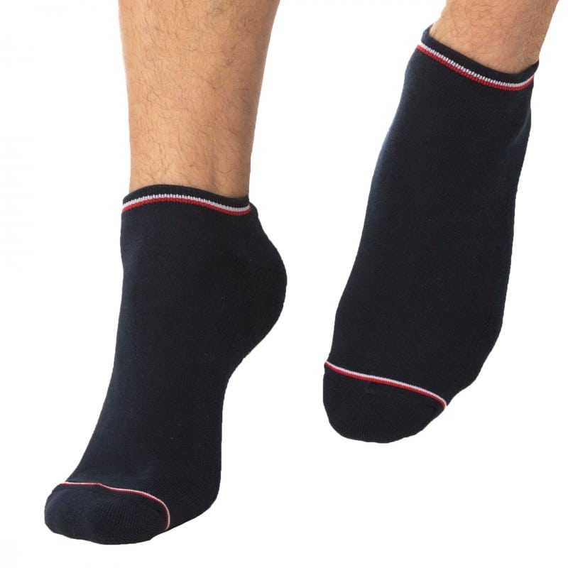 Tommy Hilfiger 2-Pack Iconic Sneaker Socks - Navy INDERWEAR