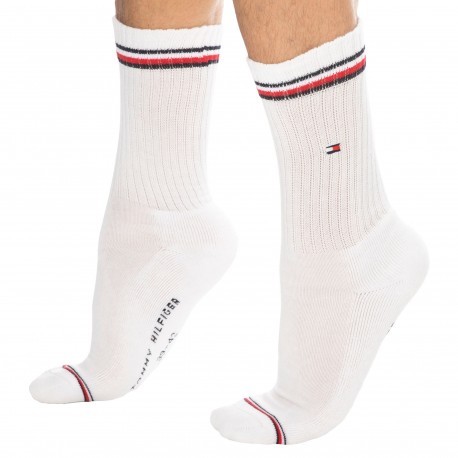 Tommy Hilfiger 2-Pack Iconic Sporty Socks - White