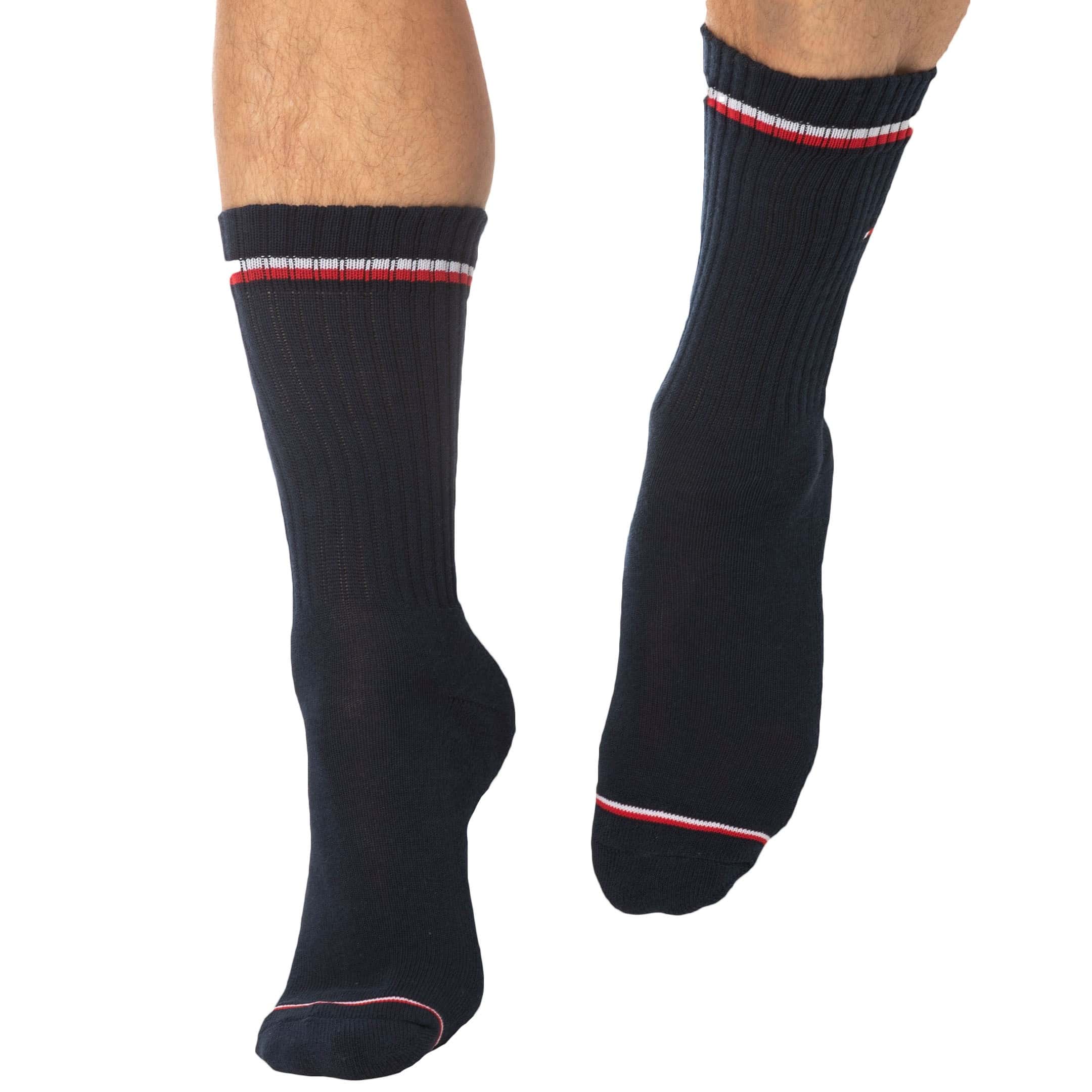 Tommy Hilfiger 2-Pack Iconic Sporty Socks - Navy | INDERWEAR