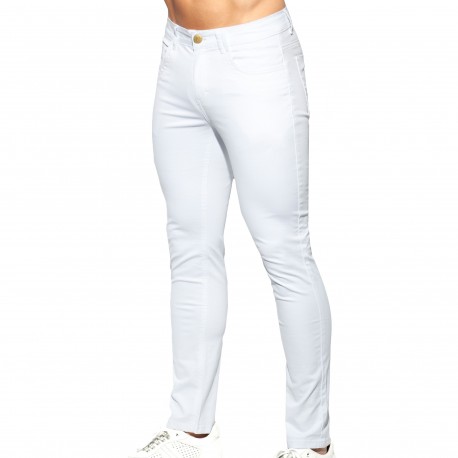 ES Collection Slim-Fit Pants - White